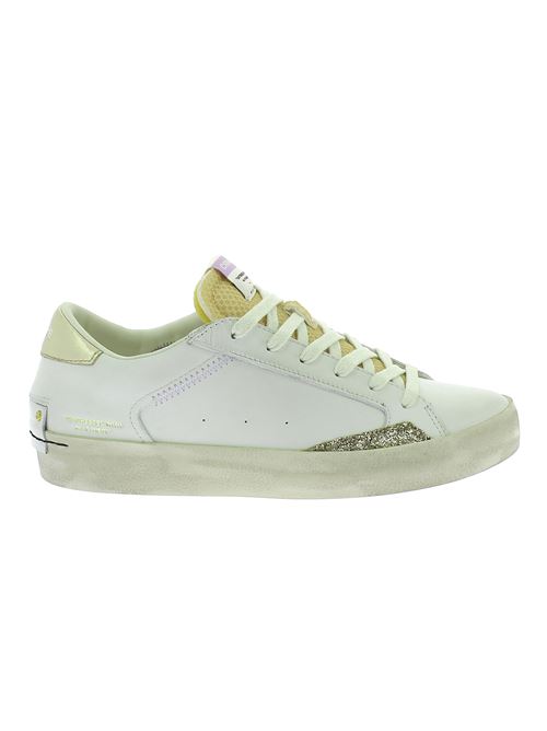 Distressed sneakers da don in pelle bianca CRIME LONDON | 2000110